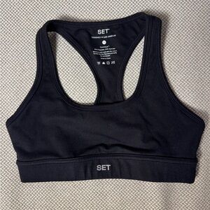 SET FormCloud Women's Black Sports Bra
